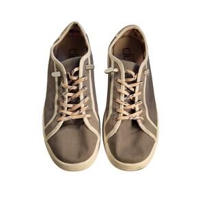 Hey Dude Karina Joy canvas slip-on casual shoes stone grey size 41 US 10